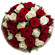 букет из красных и белых роз. Эстония