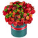 композиция из роз и хризантем в шляпной коробке. Эстония